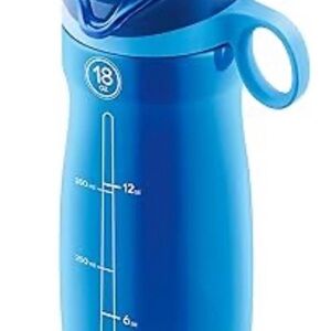 Blue Water Bottle with Handle